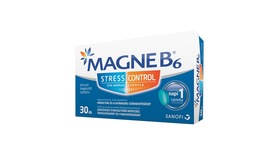 Magne_B6_Stress_Control_30db_magnézium_tartalmú_étrendkiegészítő